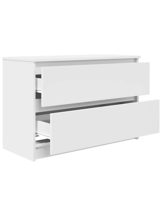 Tv skříňka bílá 80x35x54 cm kompozitní dřevo