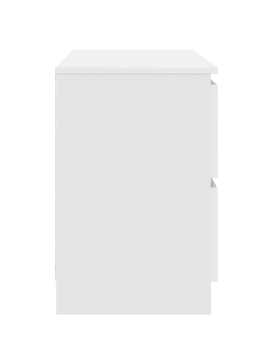 Tv skříňka bílá 80x35x54 cm kompozitní dřevo