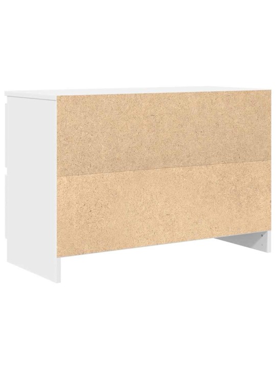 Tv skříňka bílá 80x35x54 cm kompozitní dřevo