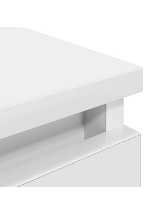 Tv skříňka bílá 80x35x54 cm kompozitní dřevo
