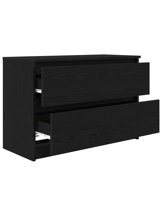 Tv skříňka černá 80x35x54 cm kompozitní dřevo
