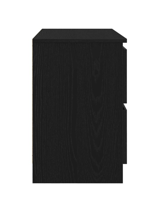 Tv skříňka černá 80x35x54 cm kompozitní dřevo