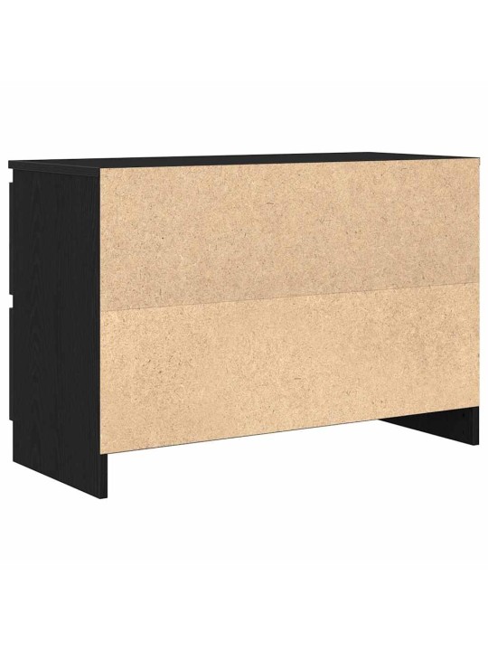 Tv skříňka černá 80x35x54 cm kompozitní dřevo