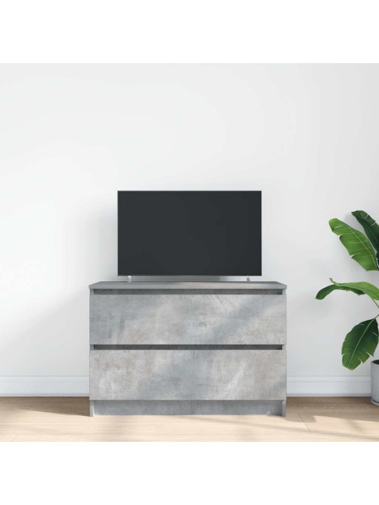 Tv skříňka betonově šedá 80x35x54 cm kompozitní dřevo