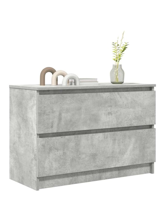 Tv skříňka betonově šedá 80x35x54 cm kompozitní dřevo