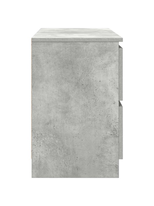 Tv skříňka betonově šedá 80x35x54 cm kompozitní dřevo
