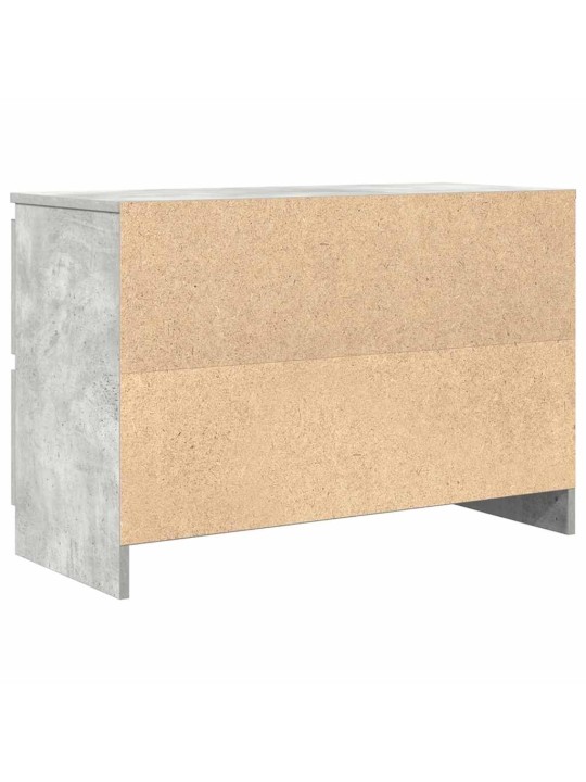 Tv skříňka betonově šedá 80x35x54 cm kompozitní dřevo