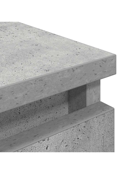 Tv skříňka betonově šedá 80x35x54 cm kompozitní dřevo