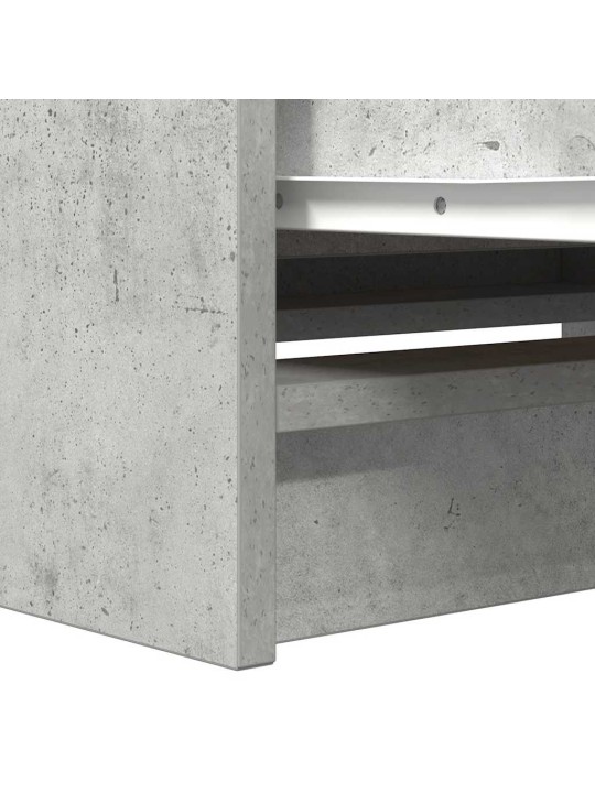 Tv skříňka betonově šedá 80x35x54 cm kompozitní dřevo