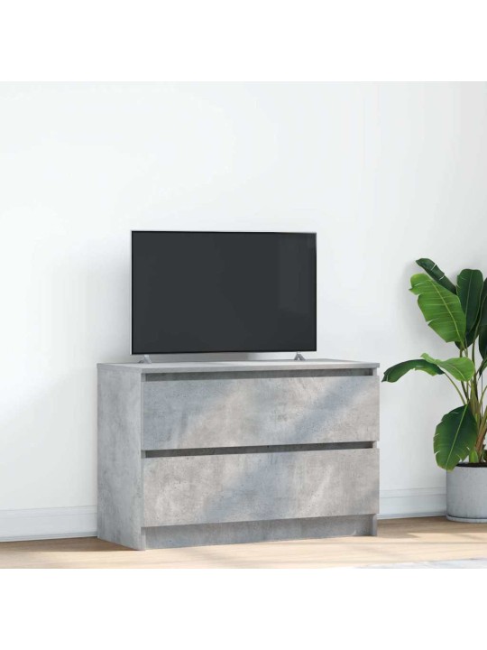 Tv skříňka betonově šedá 80x35x54 cm kompozitní dřevo