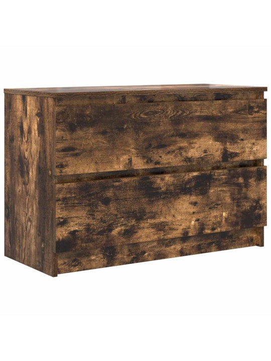 Tv skříňka kouřový dub 80x35x54 cm kompozitní dřevo