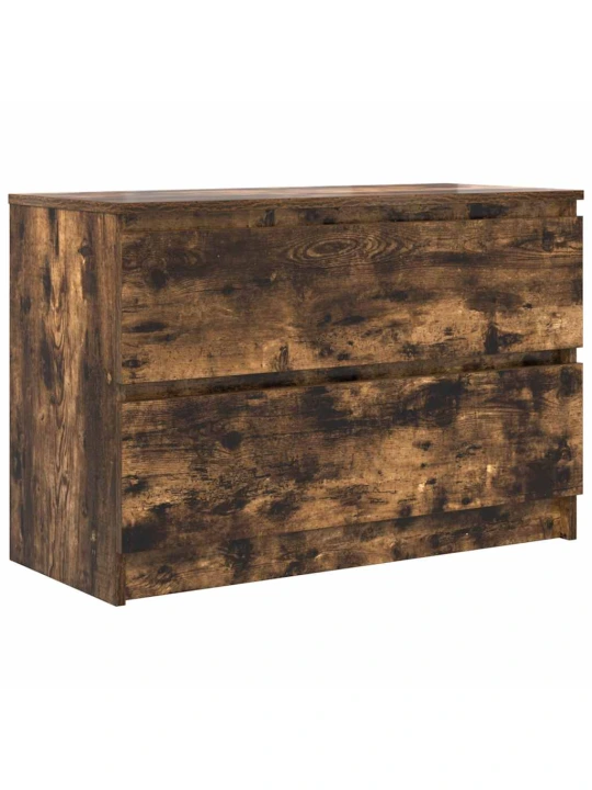 Tv skříňka kouřový dub 80x35x54 cm kompozitní dřevo