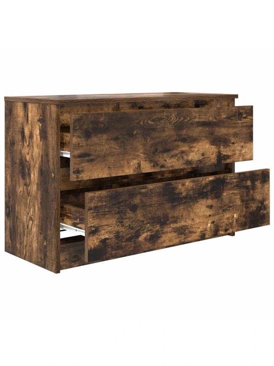 Tv skříňka kouřový dub 80x35x54 cm kompozitní dřevo