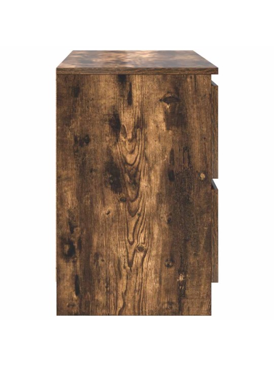 Tv skříňka kouřový dub 80x35x54 cm kompozitní dřevo