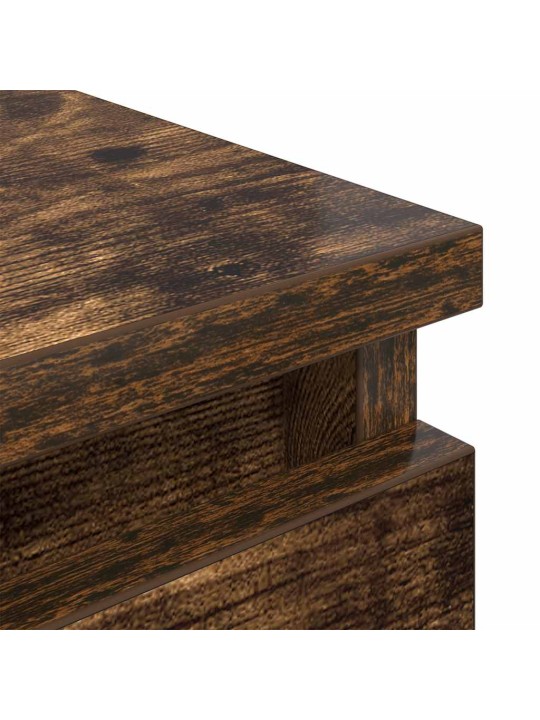 Tv skříňka kouřový dub 80x35x54 cm kompozitní dřevo