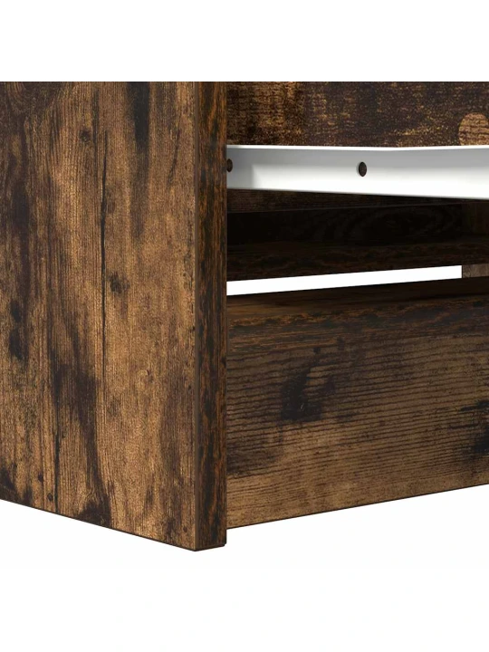 Tv skříňka kouřový dub 80x35x54 cm kompozitní dřevo