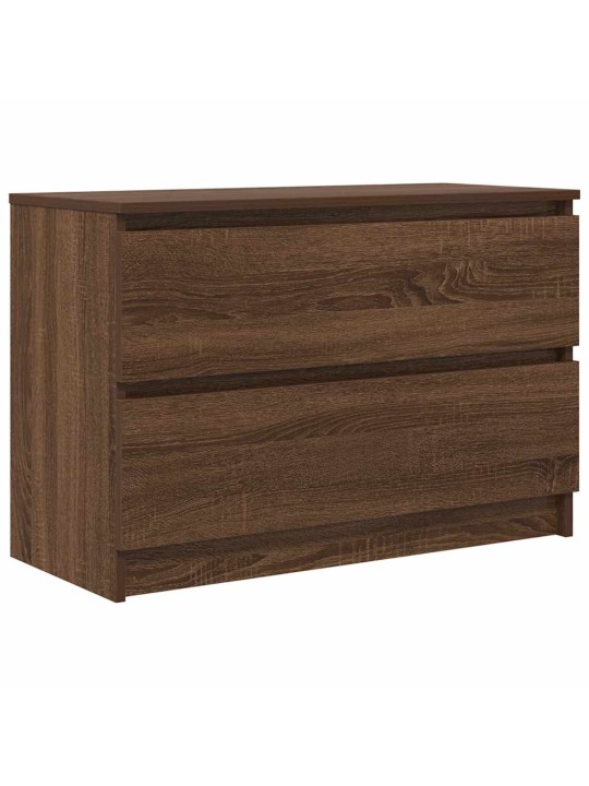 Tv skříňka hnědý dub 80x35x54 cm kompozitní dřevo