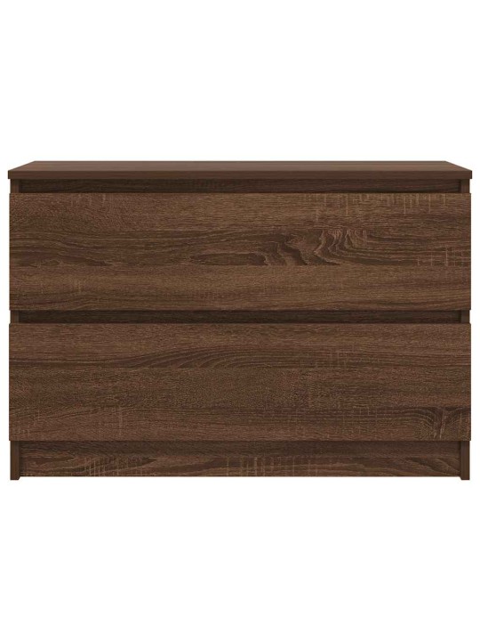 Tv skříňka hnědý dub 80x35x54 cm kompozitní dřevo