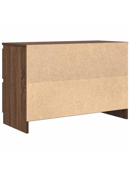 Tv skříňka hnědý dub 80x35x54 cm kompozitní dřevo