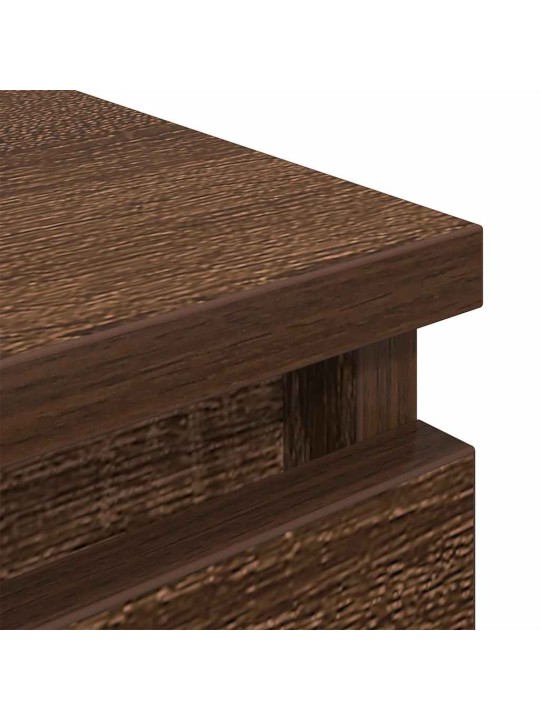 Tv skříňka hnědý dub 80x35x54 cm kompozitní dřevo