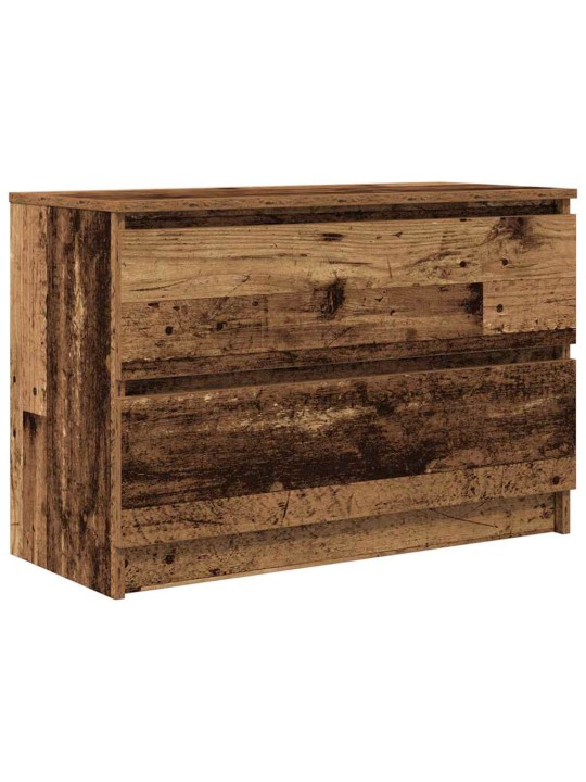 Tv skříňka old wood 80x35x54 cm kompozitní dřevo