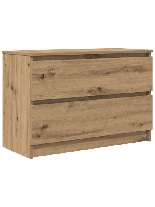 Tv skříňka dub artisan 80x35x54 cm kompozitní dřevo