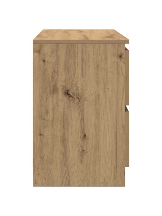 Tv skříňka dub artisan 80x35x54 cm kompozitní dřevo