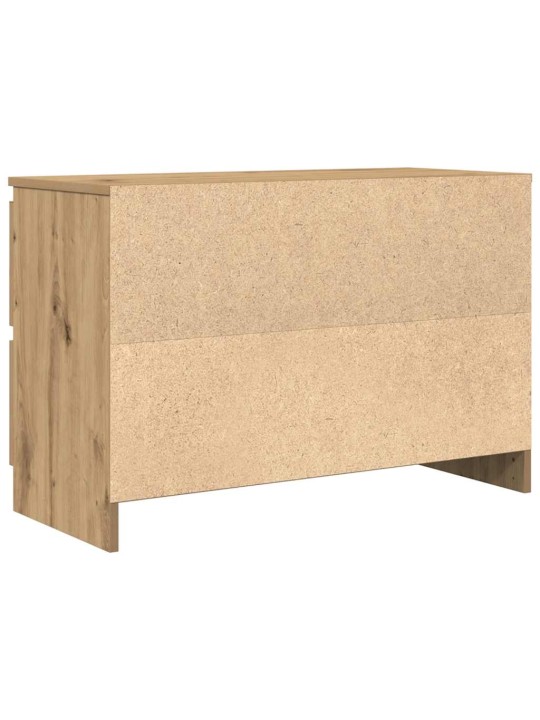 Tv skříňka dub artisan 80x35x54 cm kompozitní dřevo