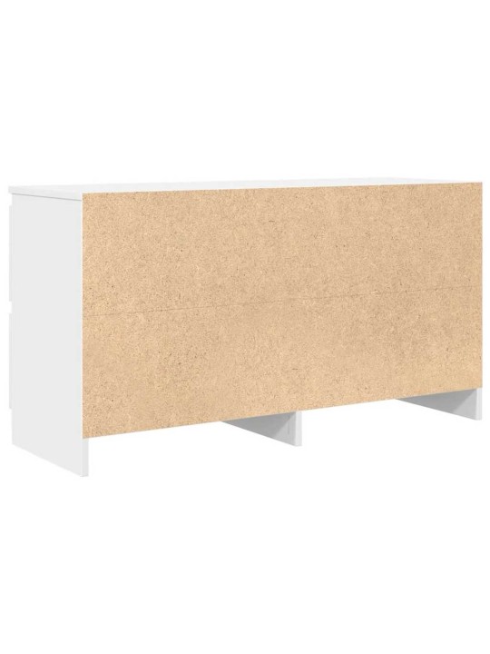Tv skříňka bílá 100x35x54 cm dřevěná konstrukce