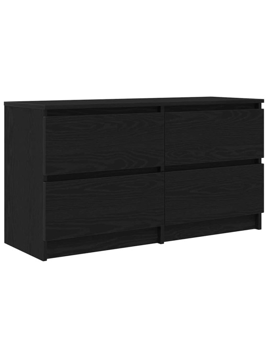 Tv skříňka černá 100x35x54 cm kompozitní dřevo