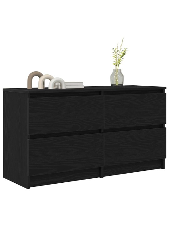 Tv skříňka černá 100x35x54 cm kompozitní dřevo