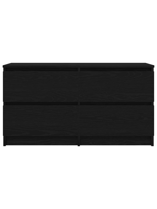 Tv skříňka černá 100x35x54 cm kompozitní dřevo