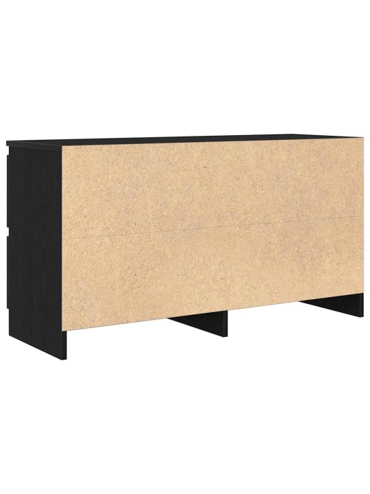 Tv skříňka černá 100x35x54 cm kompozitní dřevo