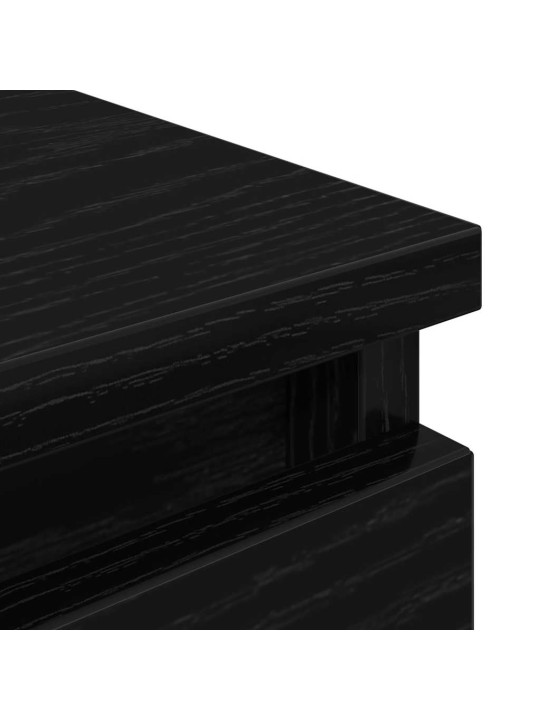 Tv skříňka černá 100x35x54 cm kompozitní dřevo