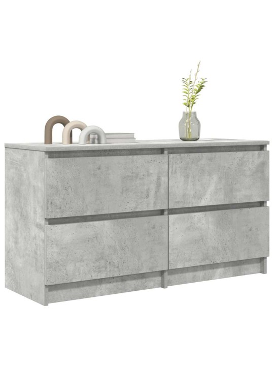 Tv skříňka betonově šedá 100x35x54 cm kompozitní dřevo