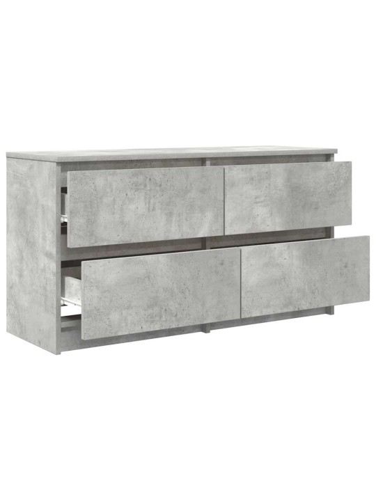 Tv skříňka betonově šedá 100x35x54 cm kompozitní dřevo