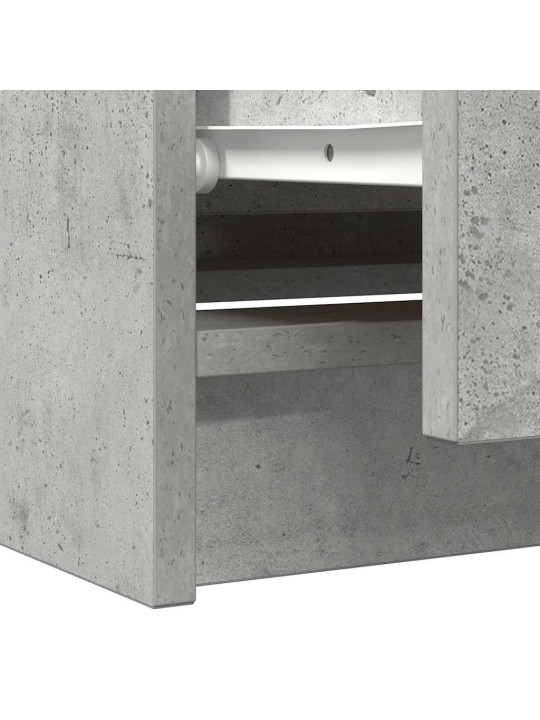 Tv skříňka betonově šedá 100x35x54 cm kompozitní dřevo