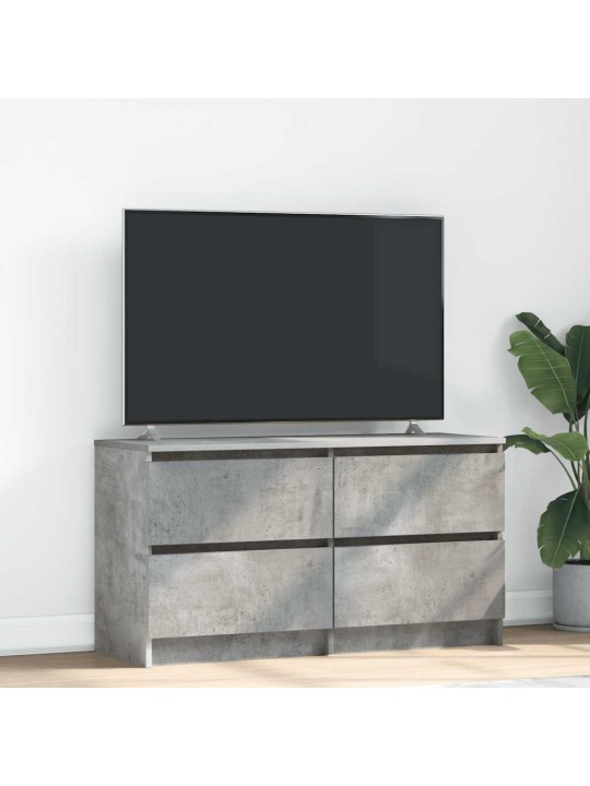 Tv skříňka betonově šedá 100x35x54 cm kompozitní dřevo