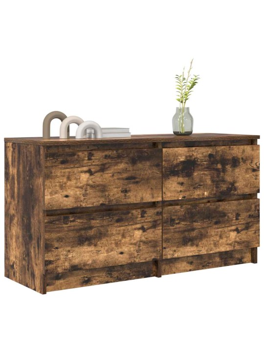 Tv skříňka kouřový dub 100x35x54 cm kompozitní dřevo