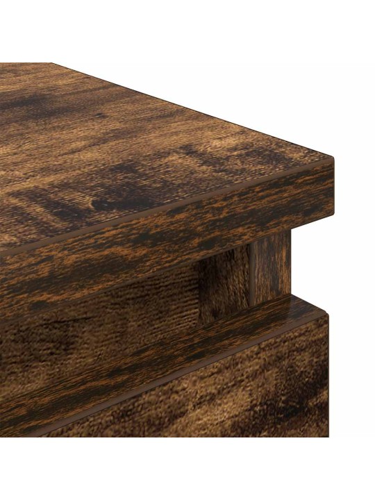 Tv skříňka kouřový dub 100x35x54 cm kompozitní dřevo