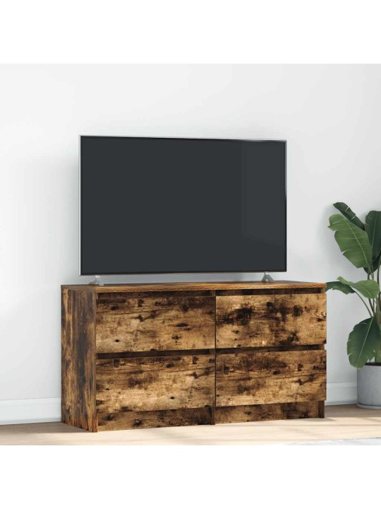 Tv skříňka kouřový dub 100x35x54 cm kompozitní dřevo