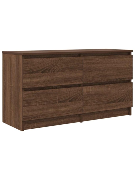 Tv skříňka hnědý dub 100x35x54 cm kompozitní dřevo