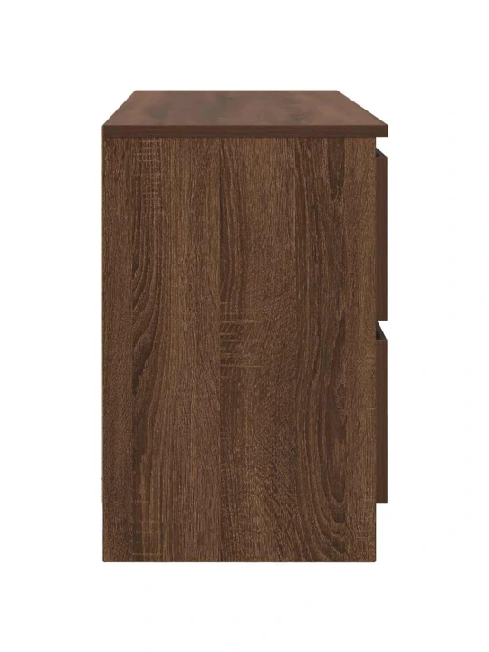 Tv skříňka hnědý dub 100x35x54 cm kompozitní dřevo