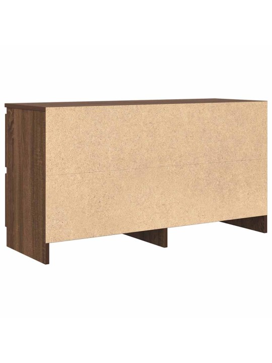 Tv skříňka hnědý dub 100x35x54 cm kompozitní dřevo
