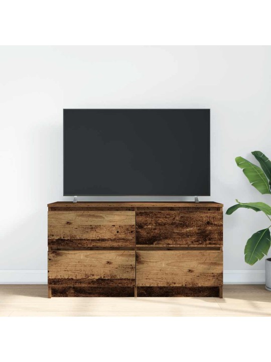 Tv stolek old wood 100x35x54 cm kompozitní dřevo