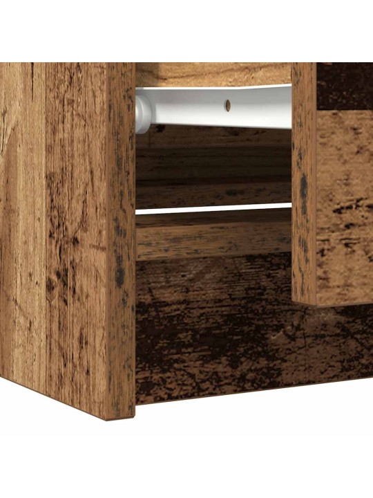Tv stolek old wood 100x35x54 cm kompozitní dřevo