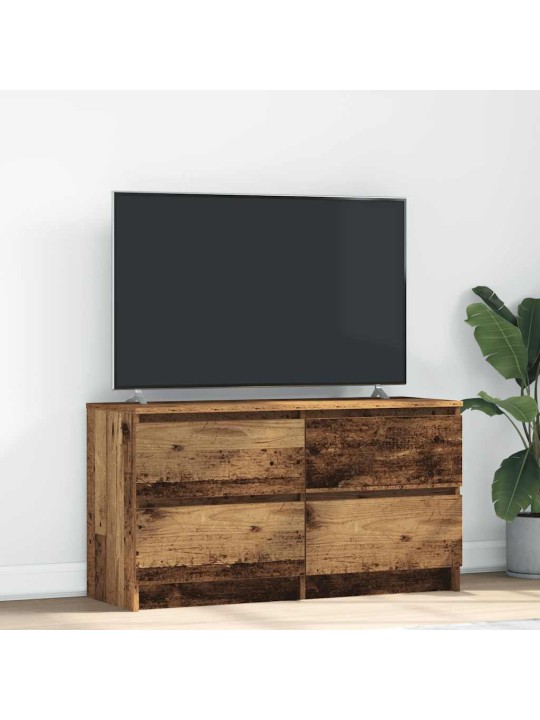 Tv stolek old wood 100x35x54 cm kompozitní dřevo