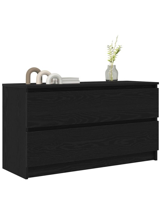 Tv skříňka černá 100x35x54 cm kompozitní dřevo