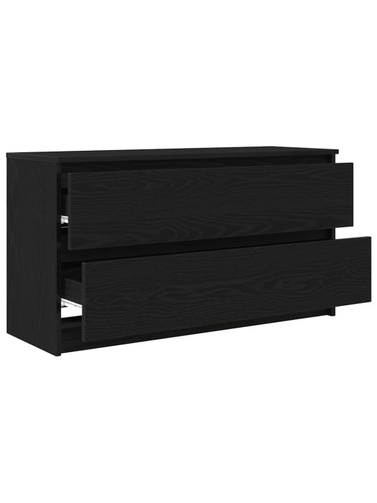 Tv skříňka černá 100x35x54 cm kompozitní dřevo