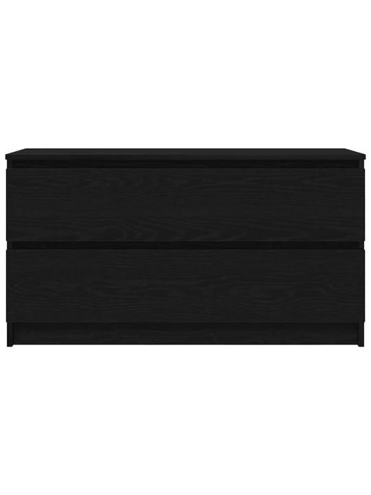Tv skříňka černá 100x35x54 cm kompozitní dřevo